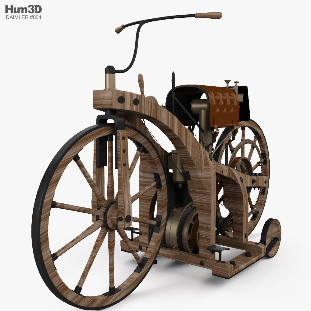 Daimler Reitwagen 1885 3D-Modell