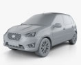 Datsun mi-DO 2017 3D-Modell clay render