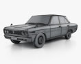Datsun 2300 Super Six 1969 3D模型 wire render