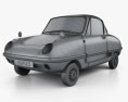 Datsun Baby 1964 3Dモデル wire render