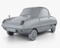 Datsun Baby 1964 3Dモデル clay render