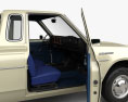 Datsun 620 King Cab HQインテリアと とエンジン 1977 3Dモデル