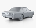 Datsun 220C タクシー 1971 3Dモデル