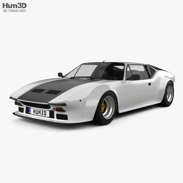 De Tomaso Pantera GT5 1980 3D model