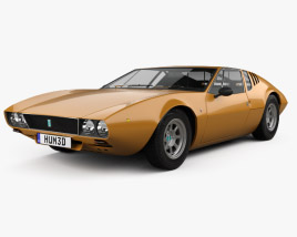 De Tomaso Mangusta 1967 3D model