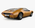 De Tomaso Mangusta 1967 3D 모델  back view