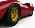 De Tomaso P70 インテリアと とエンジン 1965 3Dモデル
