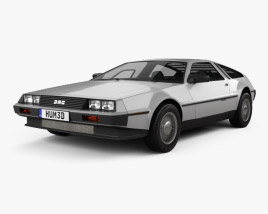 3D model of DeLorean DMC-12 1981
