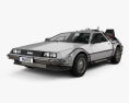 Back to the Future DeLorean car Modelo 3D