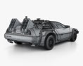Back to the Future DeLorean car 3Dモデル