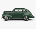 DeSoto Deluxe Touring Sedan 1939 Modelo 3d vista lateral