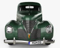 DeSoto Deluxe Touring Sedan 1939 3D-Modell Vorderansicht