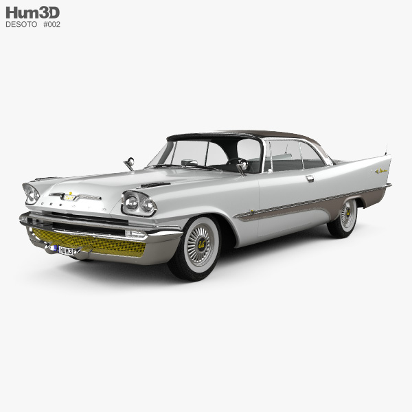 DeSoto Adventurer hardtop Coupe 1957 3D模型