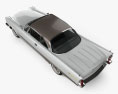 DeSoto Adventurer hardtop Coupe 1957 3D模型 顶视图
