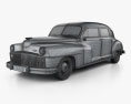 DeSoto Custom Suburban 세단 1947 3D 모델  wire render