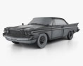DeSoto Fireflite hardtop Coupe 1960 3D-Modell wire render