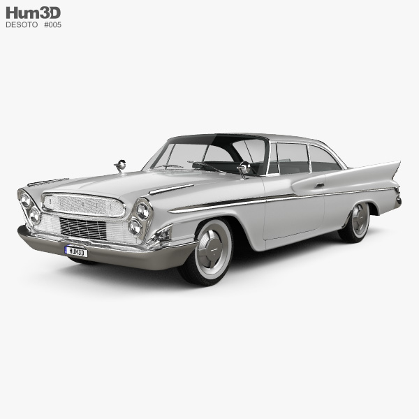 DeSoto Hardtop Coupe 1961 3D 모델 