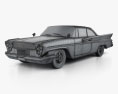 DeSoto Hardtop Coupe 1961 3D модель wire render