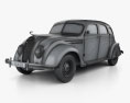 DeSoto Airflow 轿车 1935 3D模型 wire render