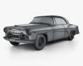 DeSoto Firedome Sportsman ハードトップ Coupe 1955 3Dモデル wire render