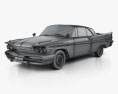 DeSoto Firesweep Sportsman hardtop Coupe 1959 3D模型 wire render
