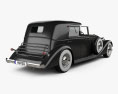 Delage D8 100 coupe Chauffeur par Franay 1936 3d model back view