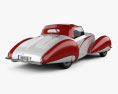 Delahaye 135M Figoni and Falaschi Convertibile 1937 Modello 3D vista posteriore