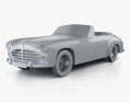 Delahaye 235 Chapron cabriolet 1951 Modello 3D clay render
