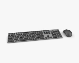 Dell Premier Бездротова клавіатура та миша 3D модель