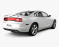 Dodge Charger (LX) 2012 3d model back view