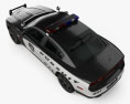 Dodge Charger Polizei 2011 3D-Modell Draufsicht