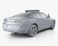 Dodge Charger Police 2012 3d model
