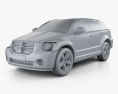 Dodge Caliber 2011 3D модель clay render