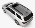 Dodge Durango 2015 3D-Modell Draufsicht