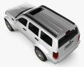 Dodge Nitro 2014 3D模型 顶视图