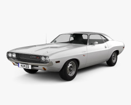 Dodge Challenger hardtop 1970 3D model
