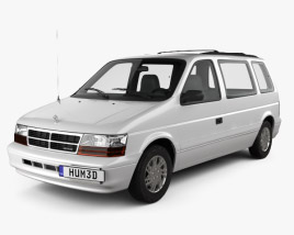 Dodge Caravan 1991 3D model