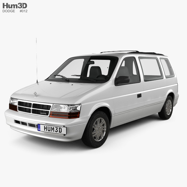 Dodge Caravan 1991 3D model