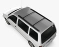 Dodge Caravan 1991 3d model top view