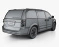Dodge Grand Caravan 2014 3d model