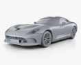 Dodge SRT Viper GTS 2015 3D模型 clay render