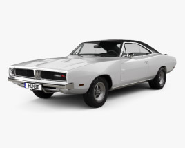 Dodge Charger RT 1969 3D模型