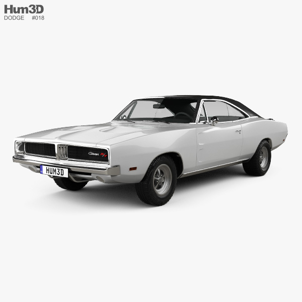 Dodge Charger RT 1969 3D-Modell