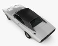 Dodge Charger RT 1969 3d model top view