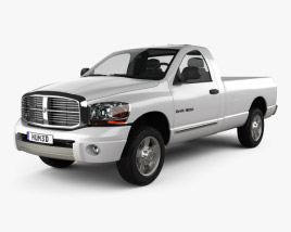 Dodge Ram 1500 Regular Cab Laramie 140-inch Box 2008 Modello 3D