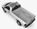Dodge Ram 1500 Regular Cab Laramie 140-inch Box 2008 3D 모델  top view