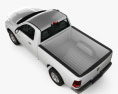 Dodge Ram 1500 Regular Cab SLT 6-foot 4-inch Box 2012 3d model top view