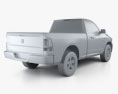 Dodge Ram 1500 Regular Cab SLT 6-foot 4-inch Box 2012 3Dモデル
