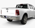 Dodge Ram 1500 Crew Cab Big Horn 5-foot 7-inch Box 2012 3D 모델 