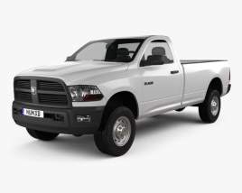 Dodge Ram 2500 Regular Cab ST 8-foot Box 2012 3D model